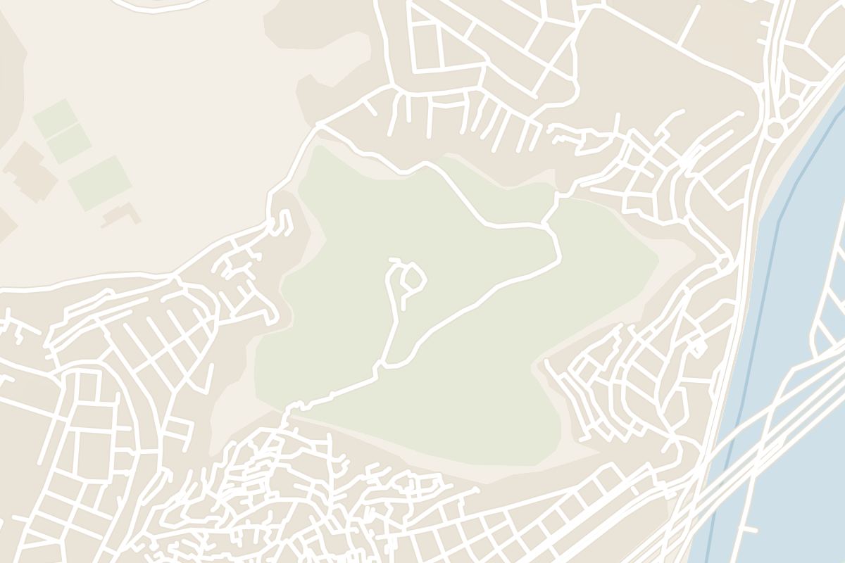 Map showing where Cerro San Cristóbal is