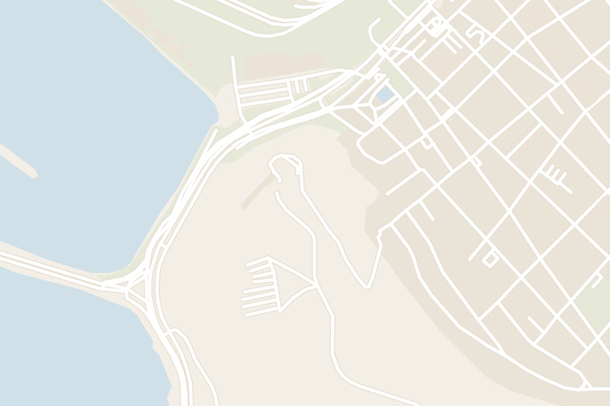 Map showing where Morro de Arica is
