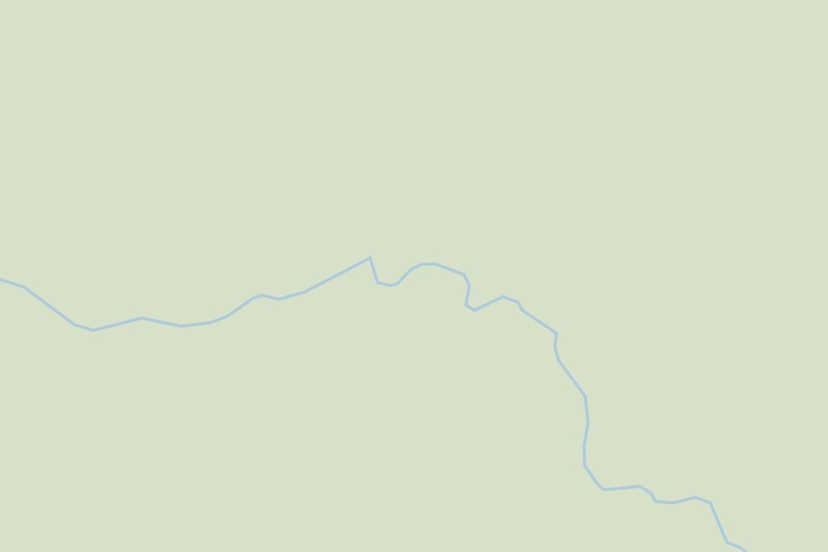 Map showing where Okavango Delta is