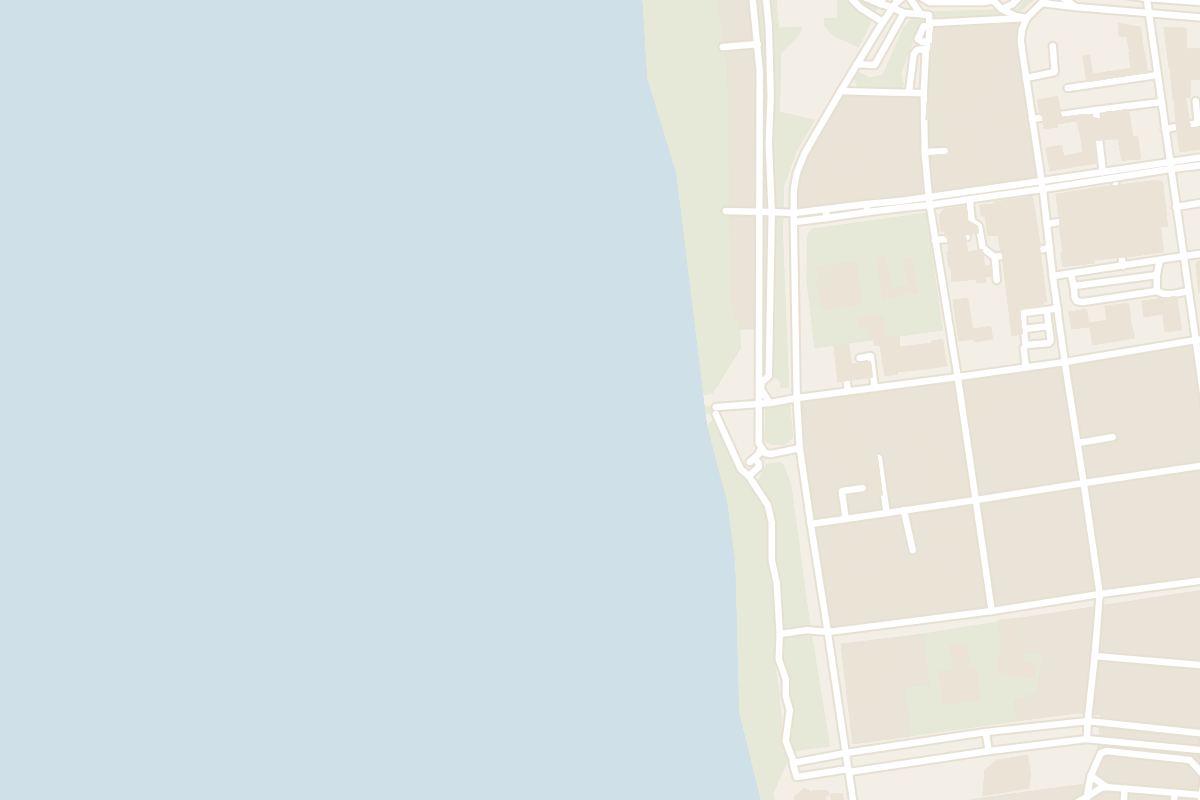 Map showing where Swakopmund Jetty is