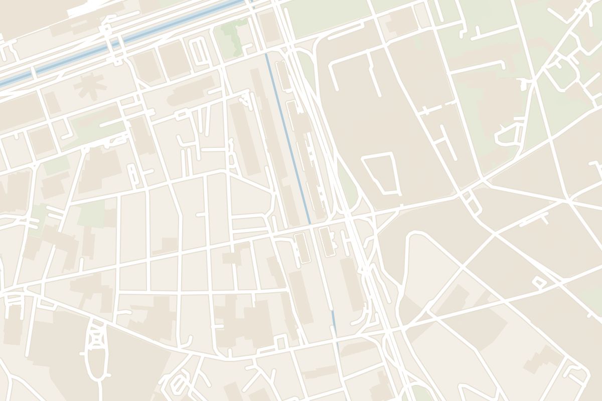 Map showing where Sambadrome is