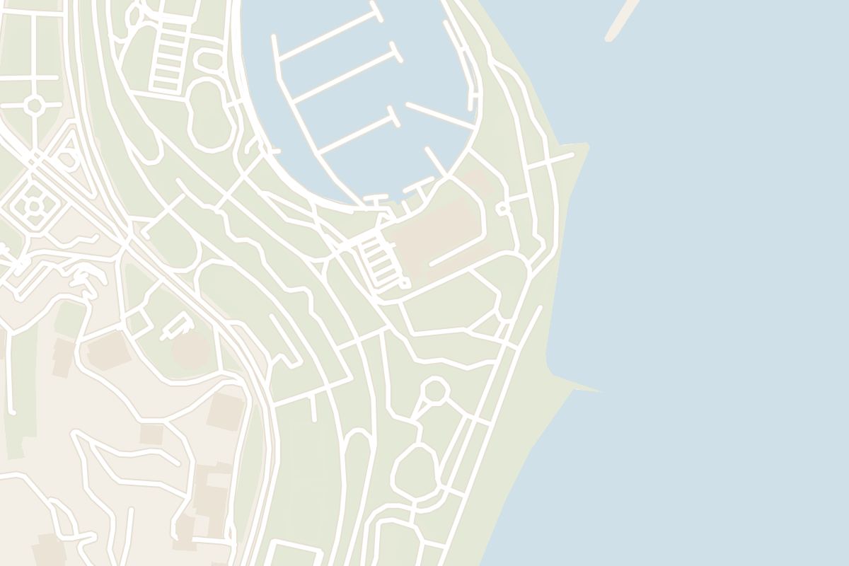 Map showing where Parque do Flamengo is