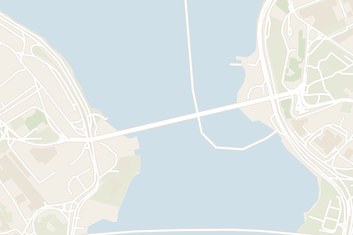 Map showing where Ponte Hercílio Luz is