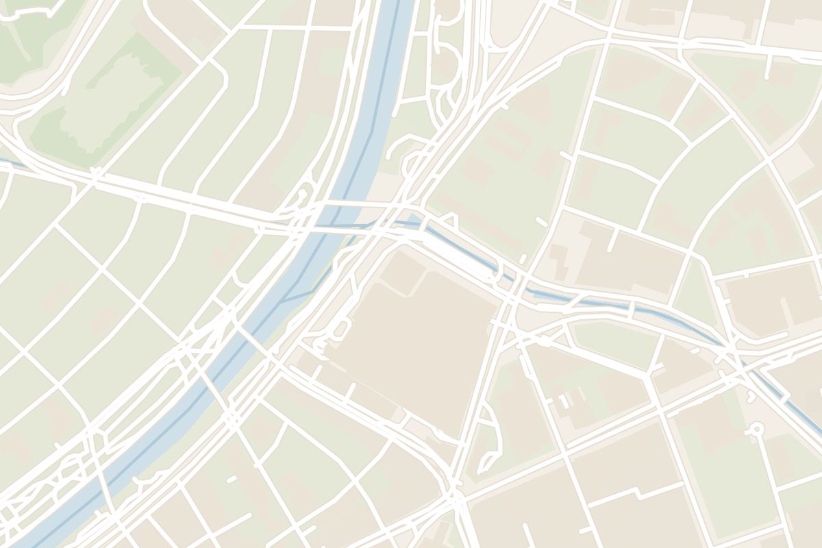 Map showing where Gran Torre Costanera is