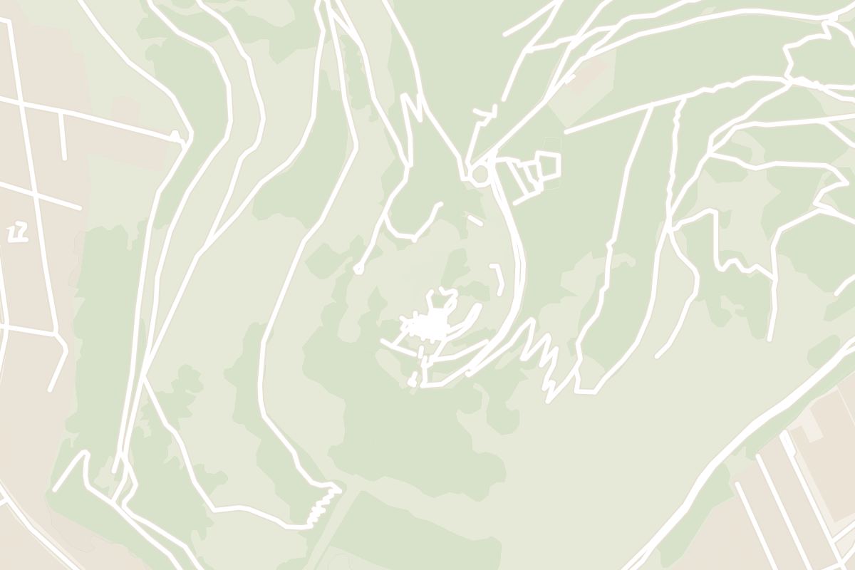 Map showing where Cerro San Cristóbal is