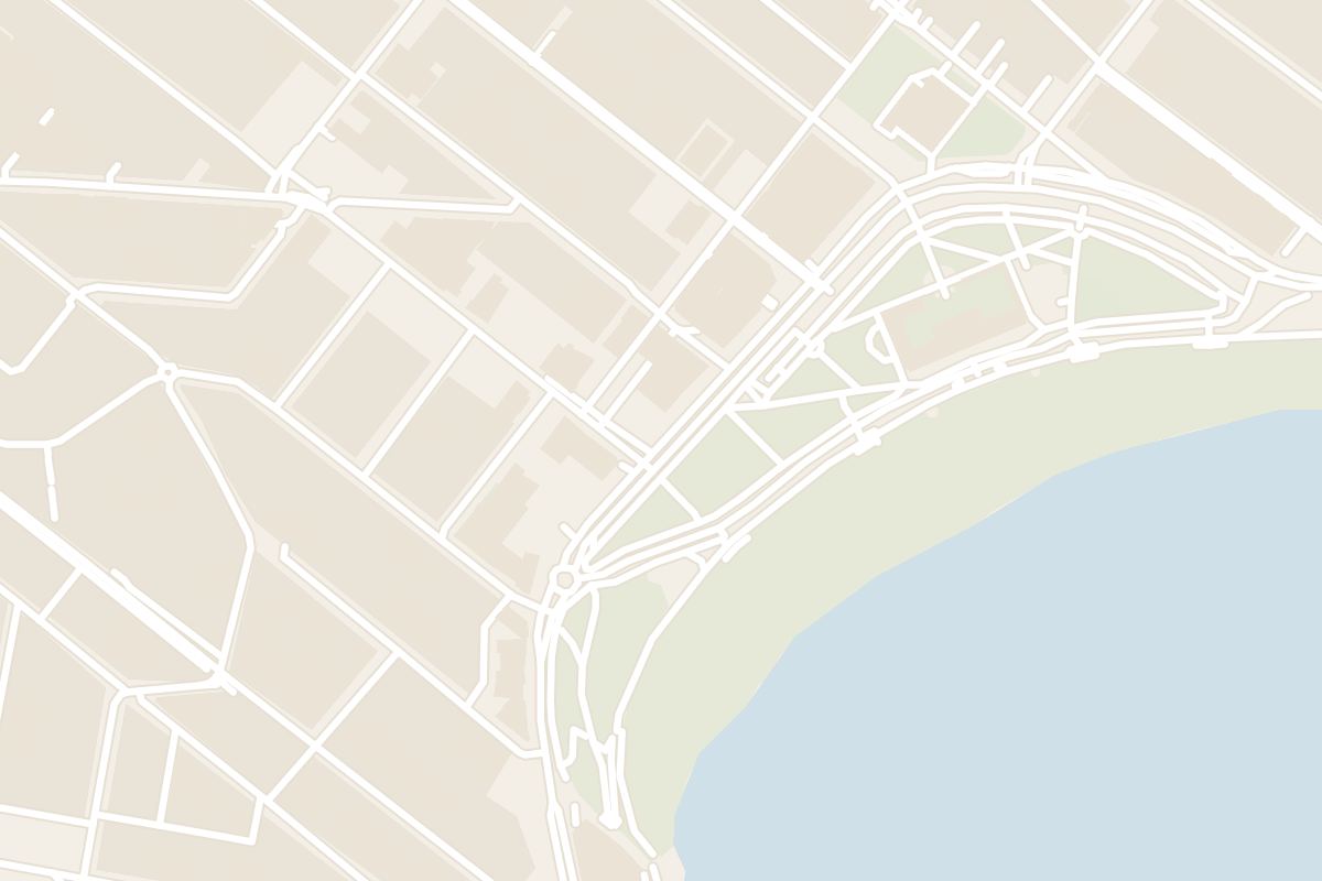 Map showing where Bondi Beach is