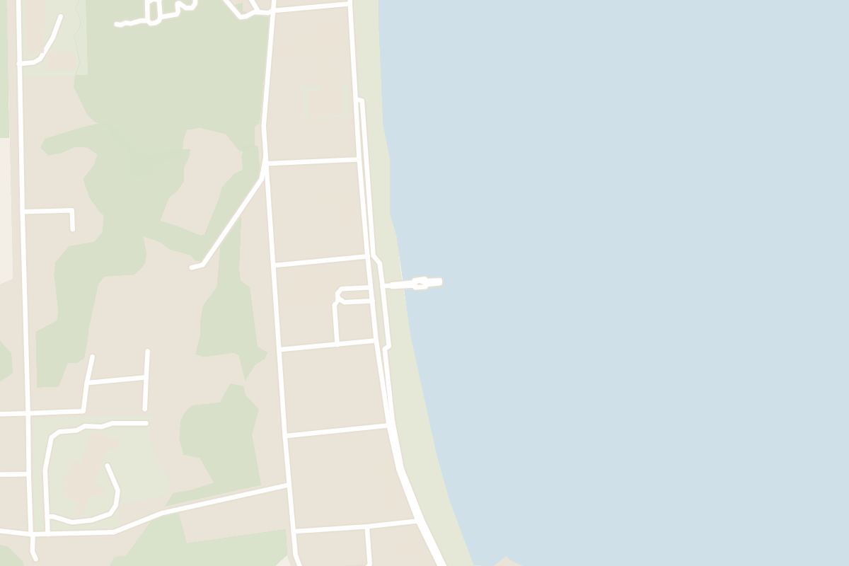 Map showing where Muelle de Frutillar is