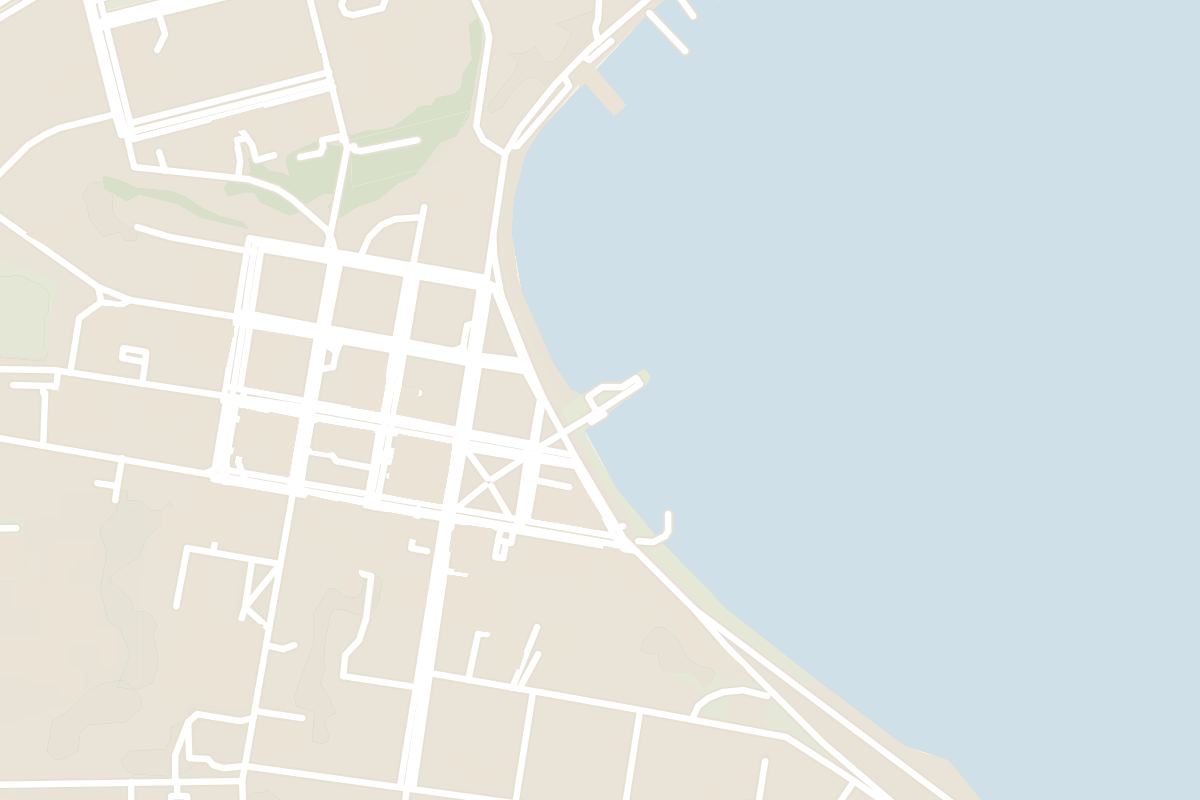 Map showing where Costanera de Puerto Varas is