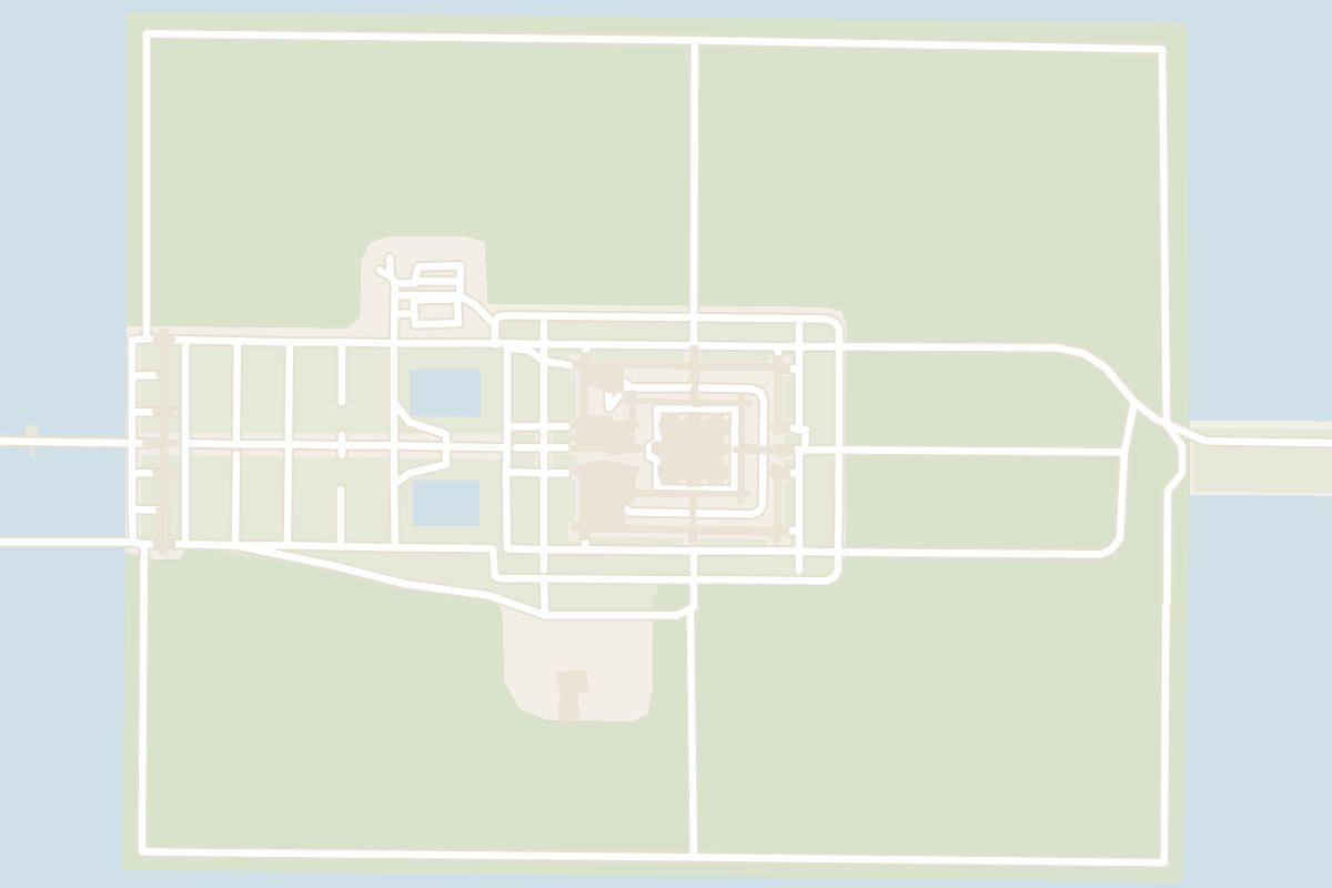 Map showing where Angkor Wat is
