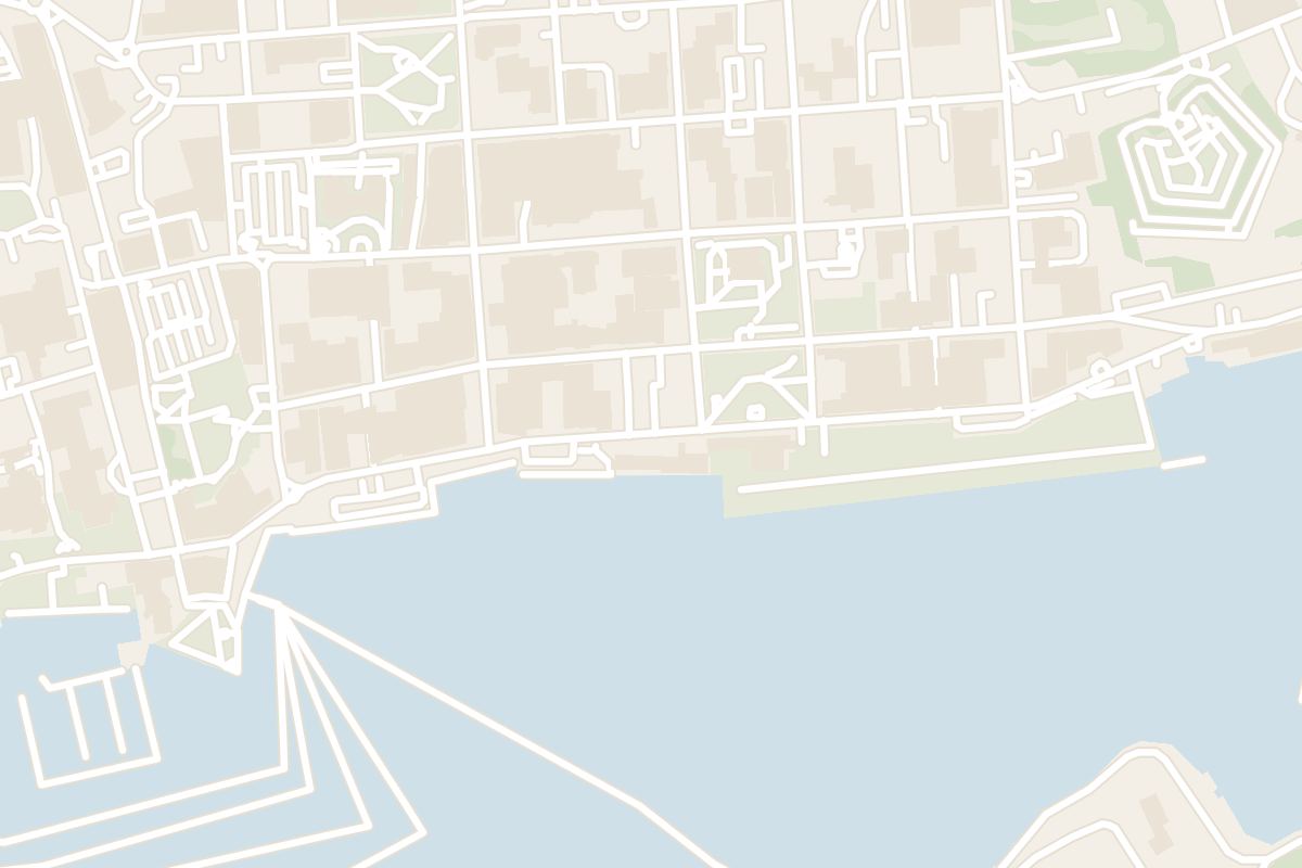Map showing where Front Street is