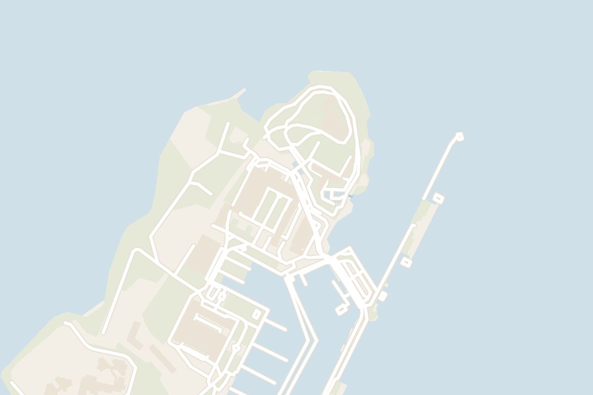 Map showing where Bermuda Craft Market is