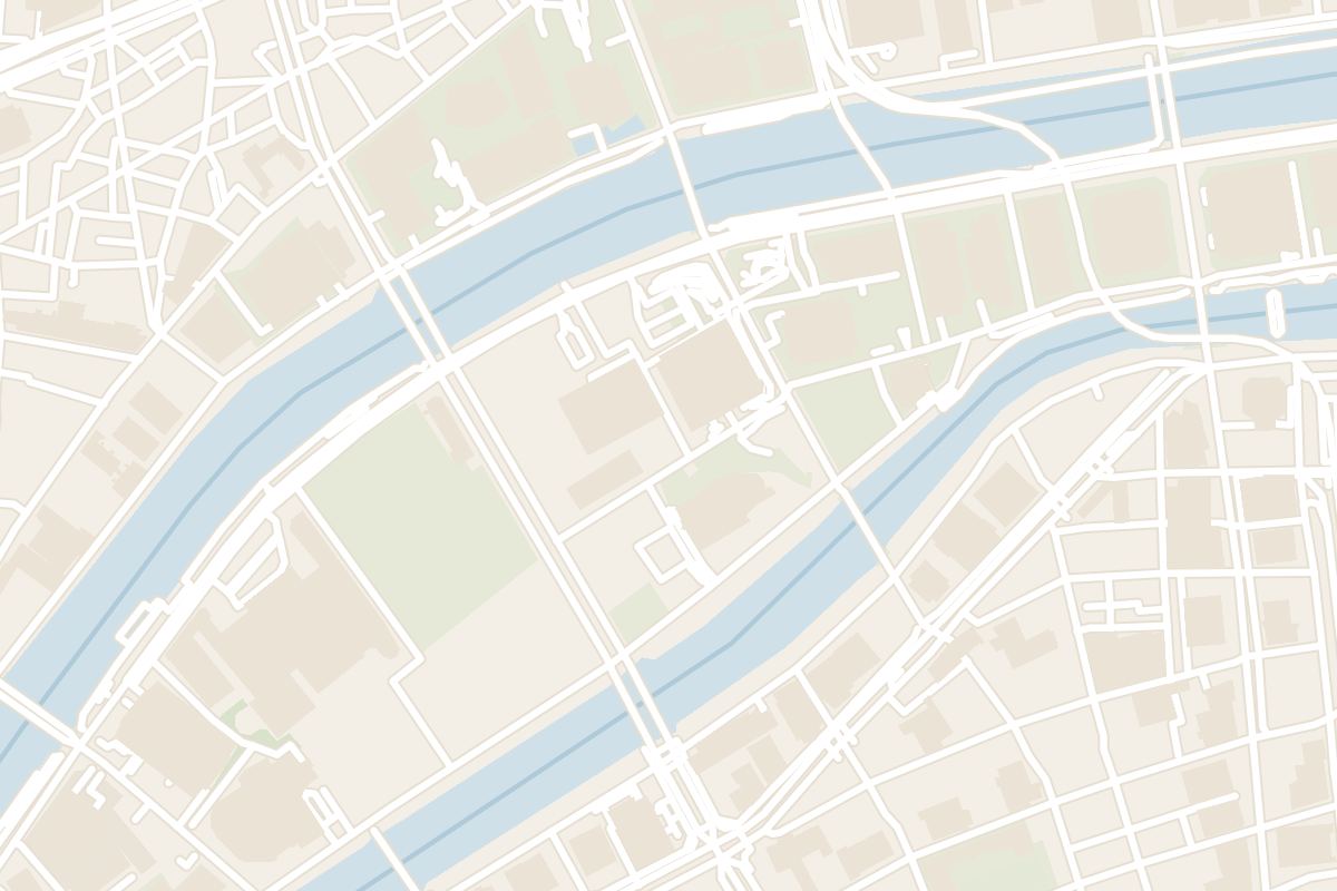 Map showing where Nakanoshima Museum of Art, Osaka is