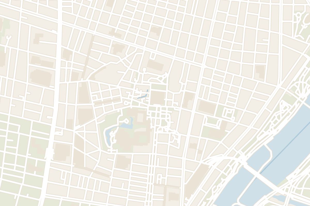 Map showing where Sensō-ji is