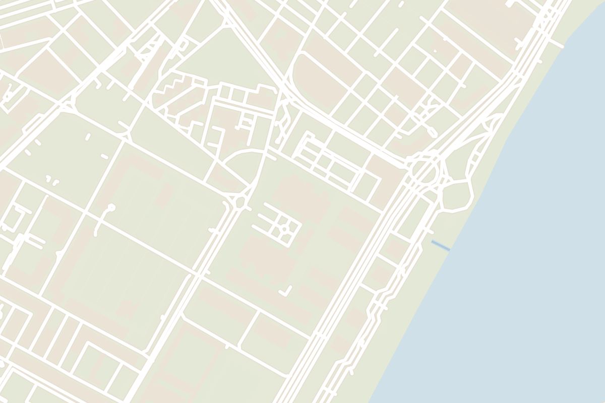 Map showing where Museo Automovilístico y de la Moda is