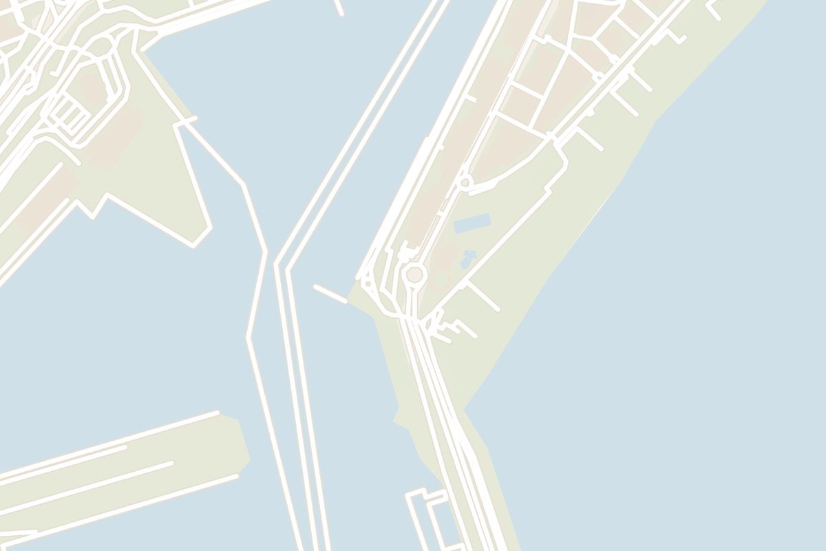 Map showing where La Farola de Málaga is