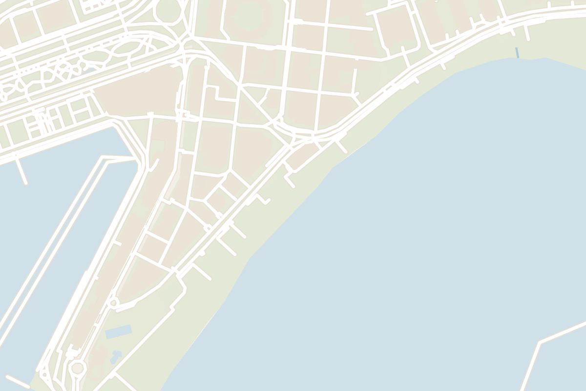 Map showing where La Malagueta is