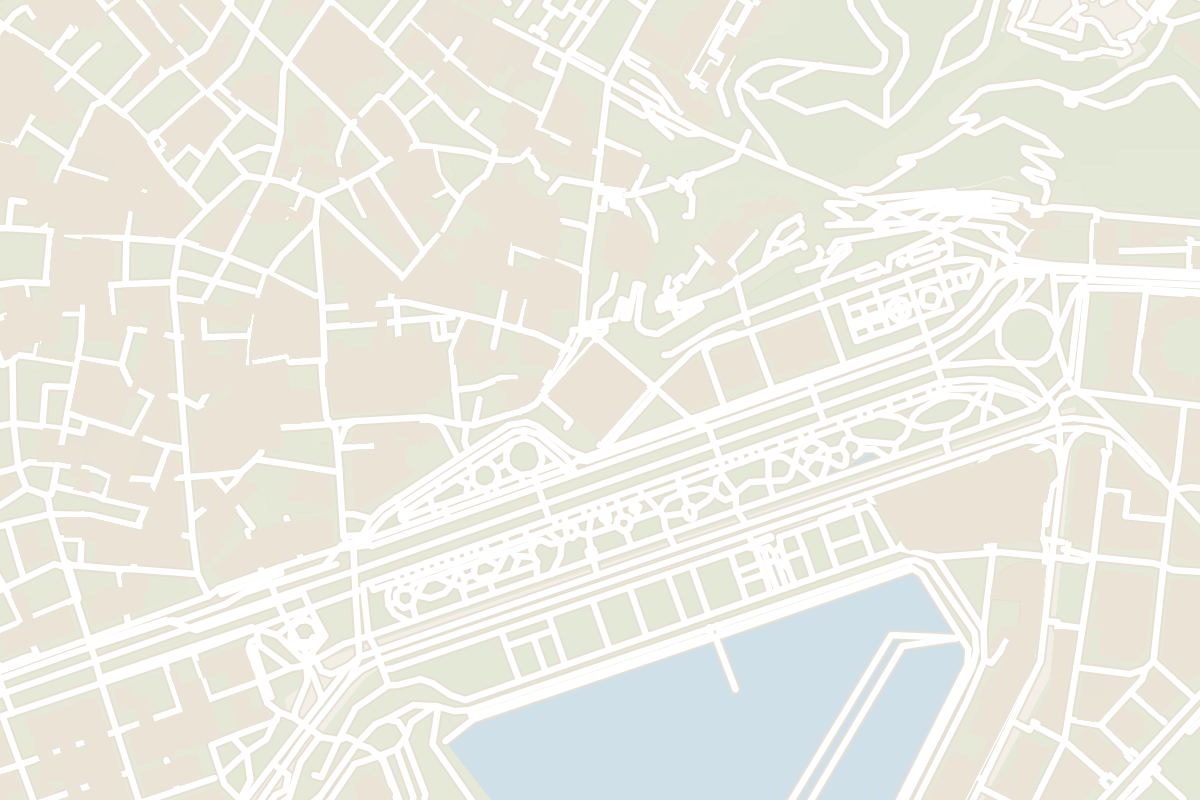 Map showing where Museo de Málaga is