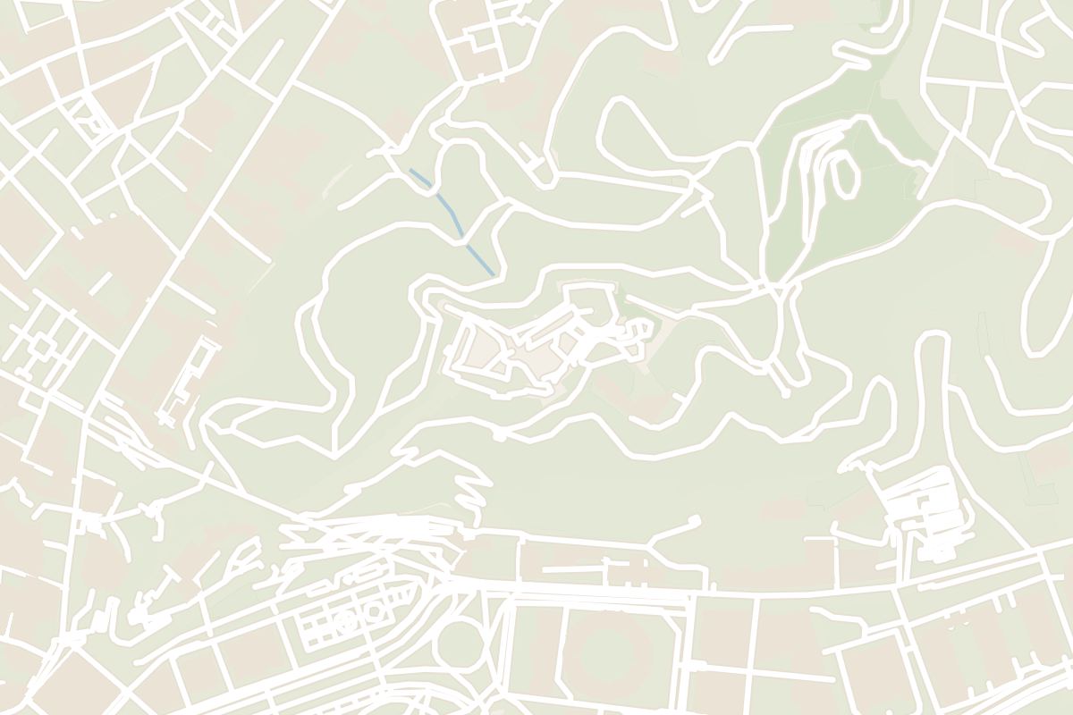 Map showing where Gibralfaro is