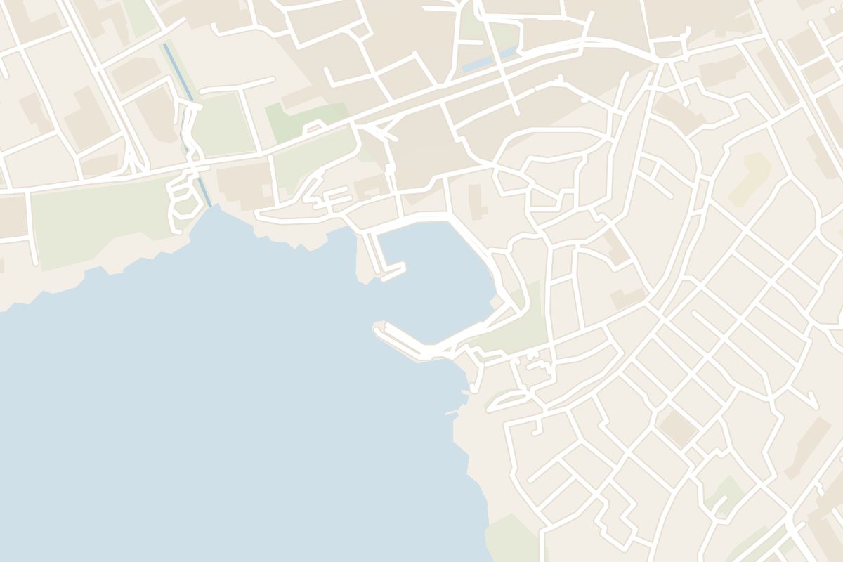 Map showing where Antalya Old Harbour is