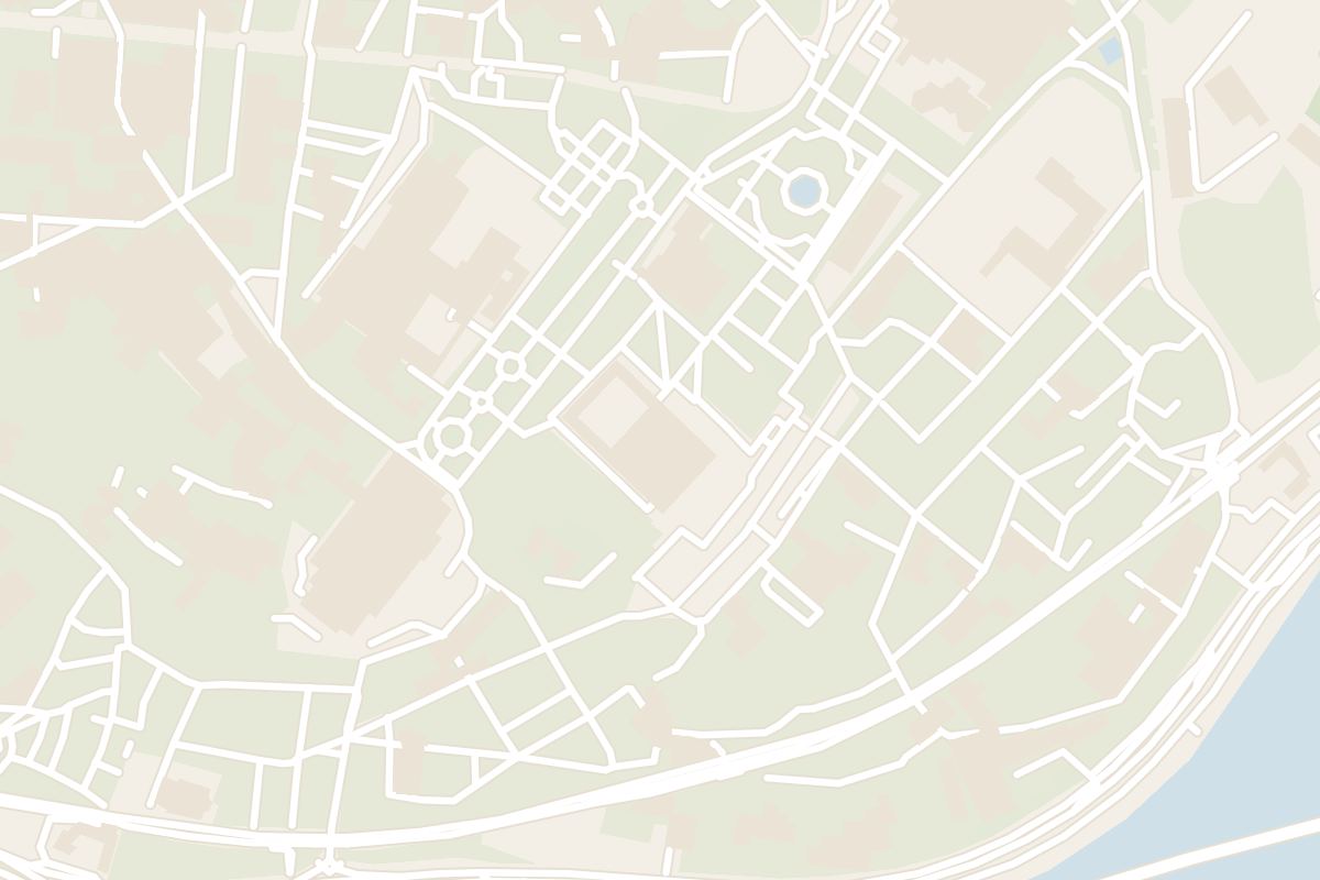Map showing where Blue Mosque is