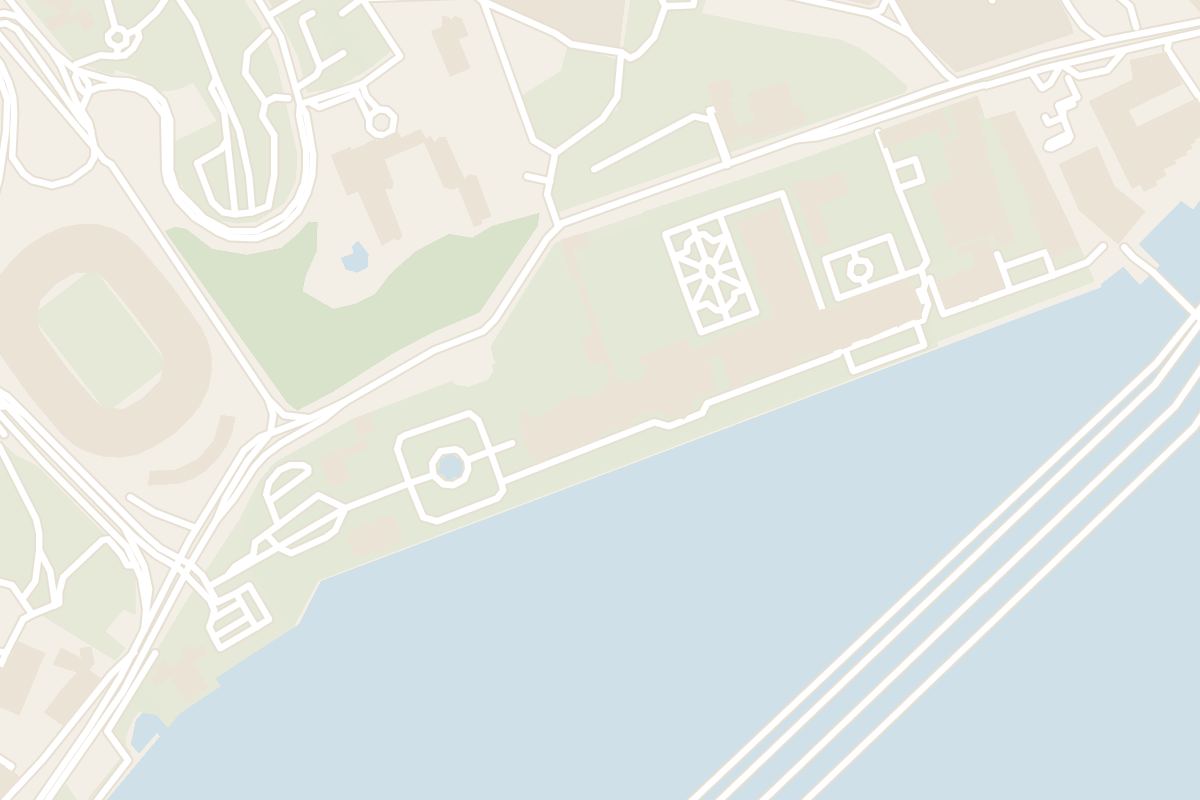 Map showing where Dolmabahçe Palace is