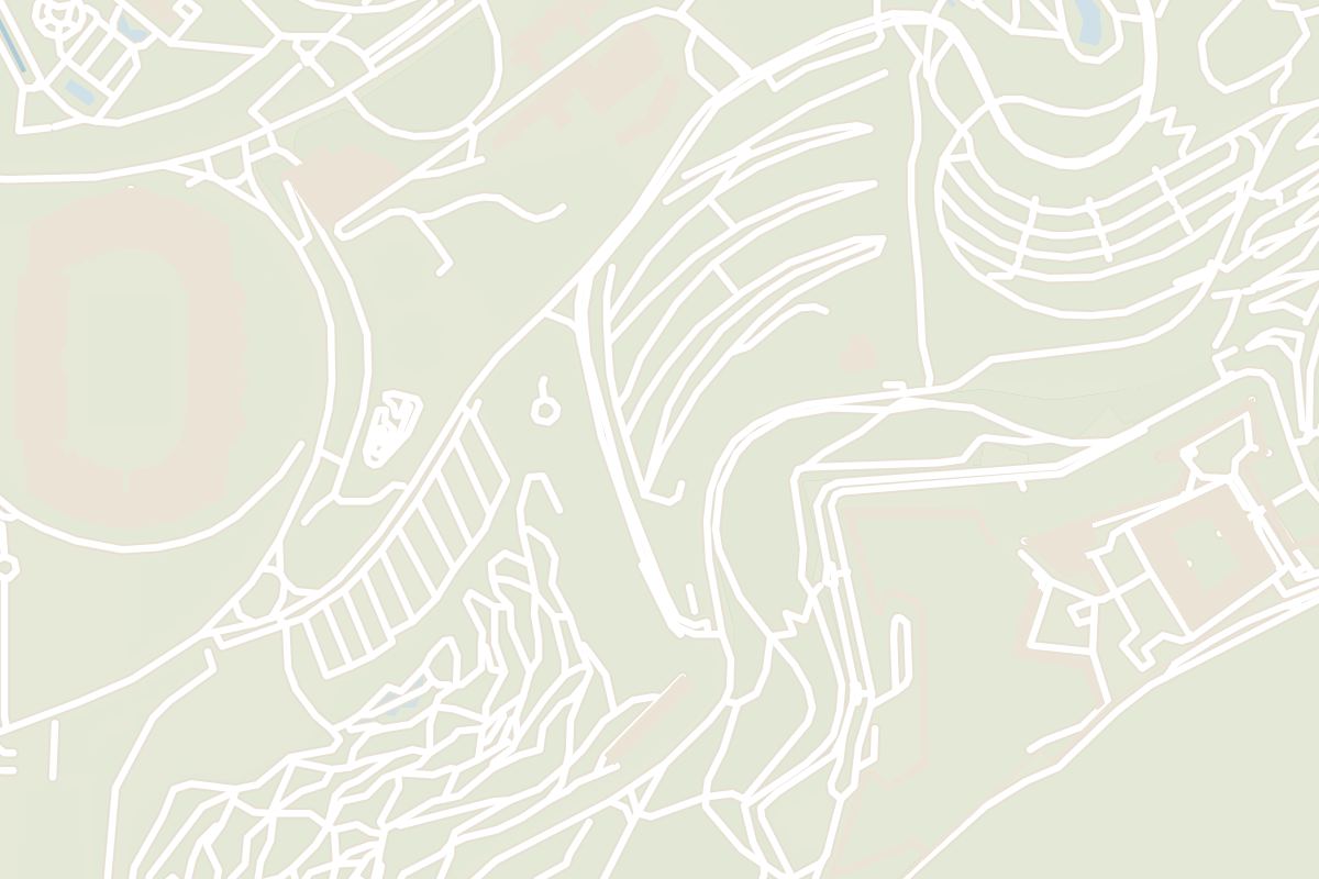 Map of Montjuïc