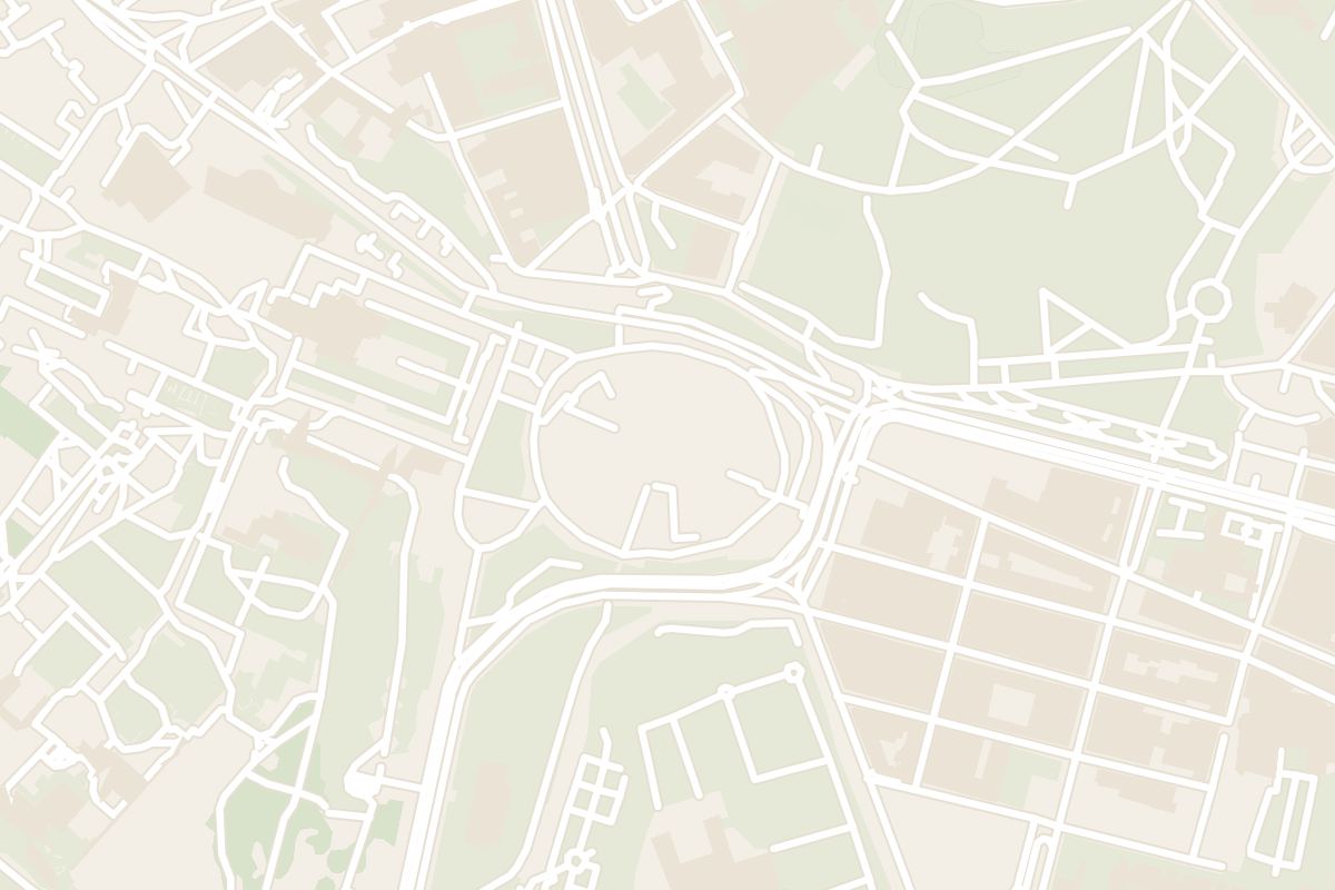 Map showing where Colosseum is