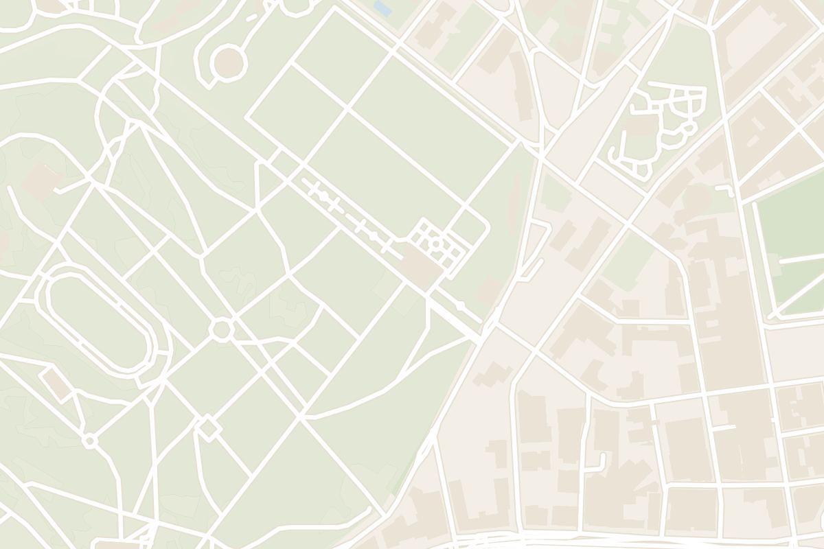 Map showing where Borghese Gardens is