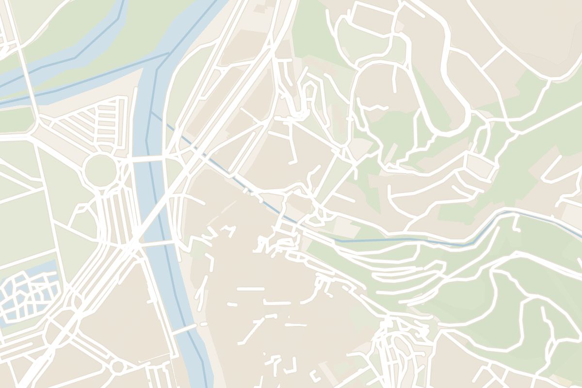 Map showing where Sant Pere de Galligants is