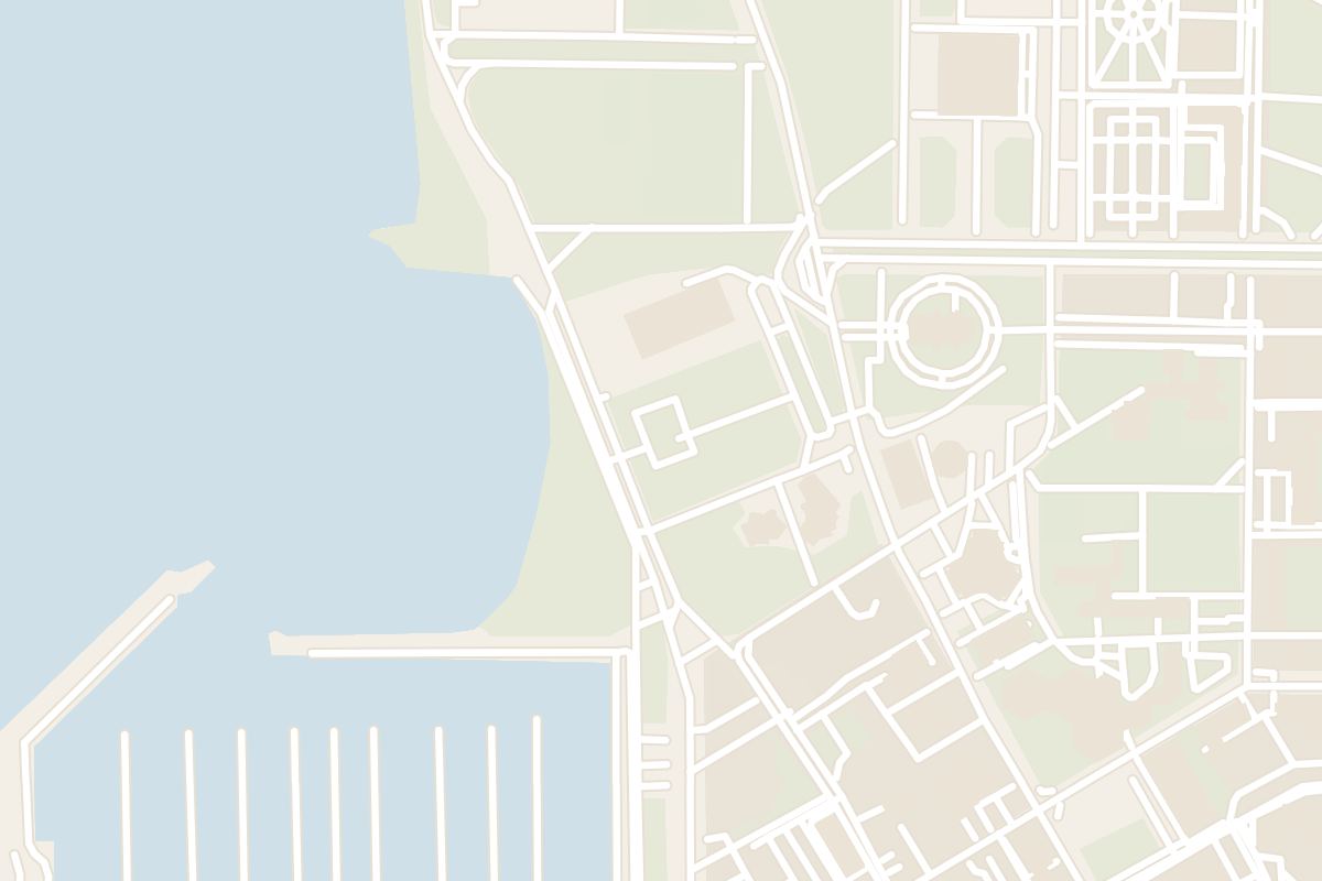 Map showing where King Nikola's Palace, Bar is