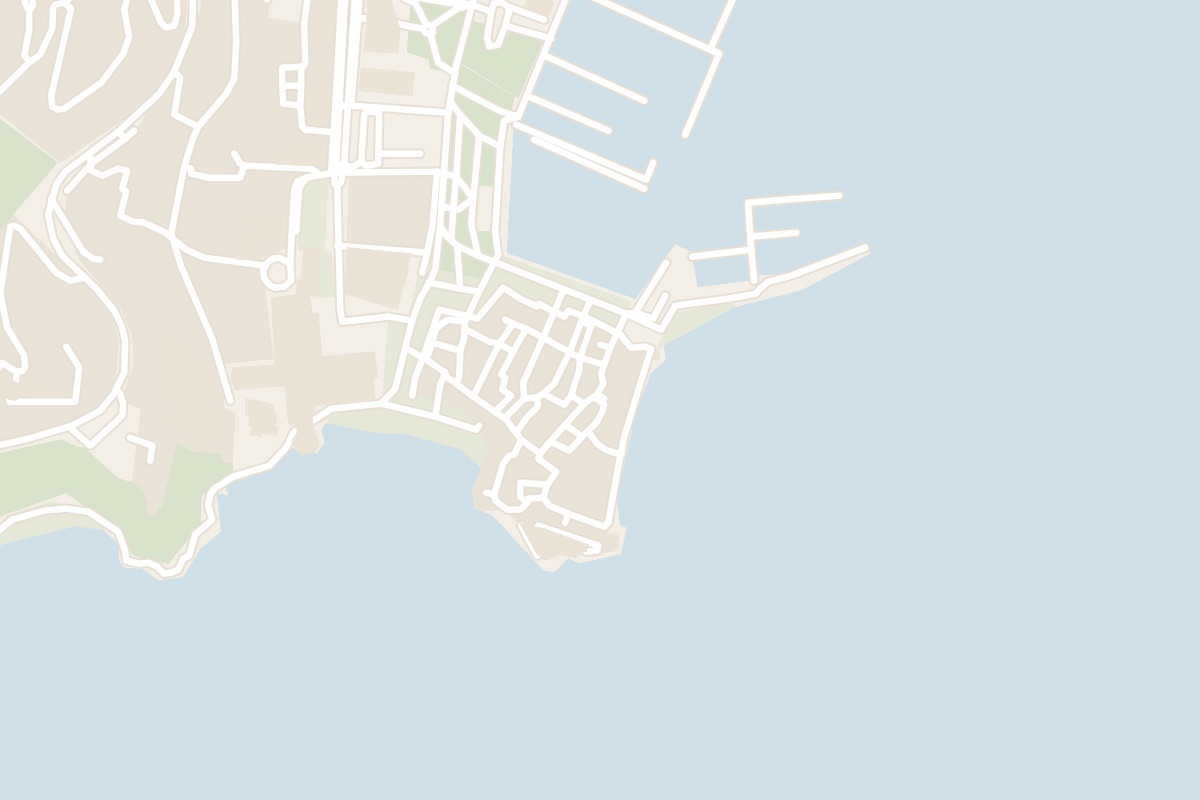 Map showing where Archaeological Museum of Budva is
