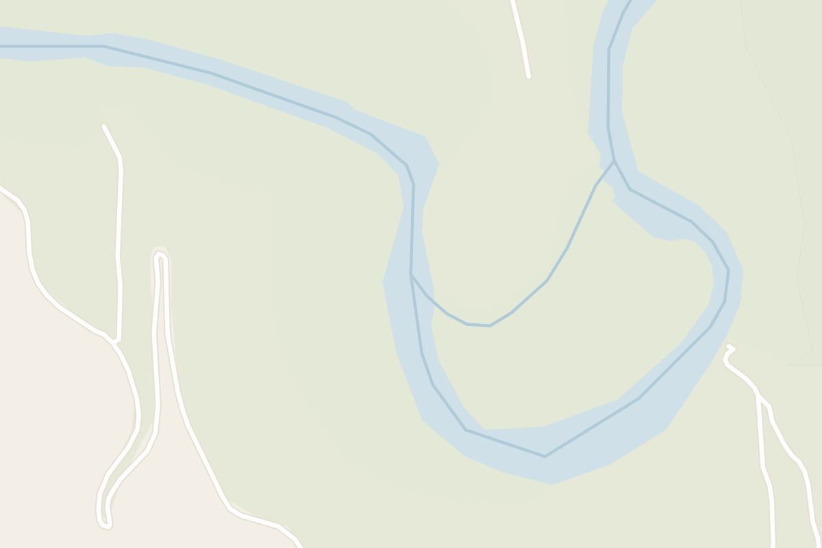 Map showing where Rijeka Crnojevica River Gorge is