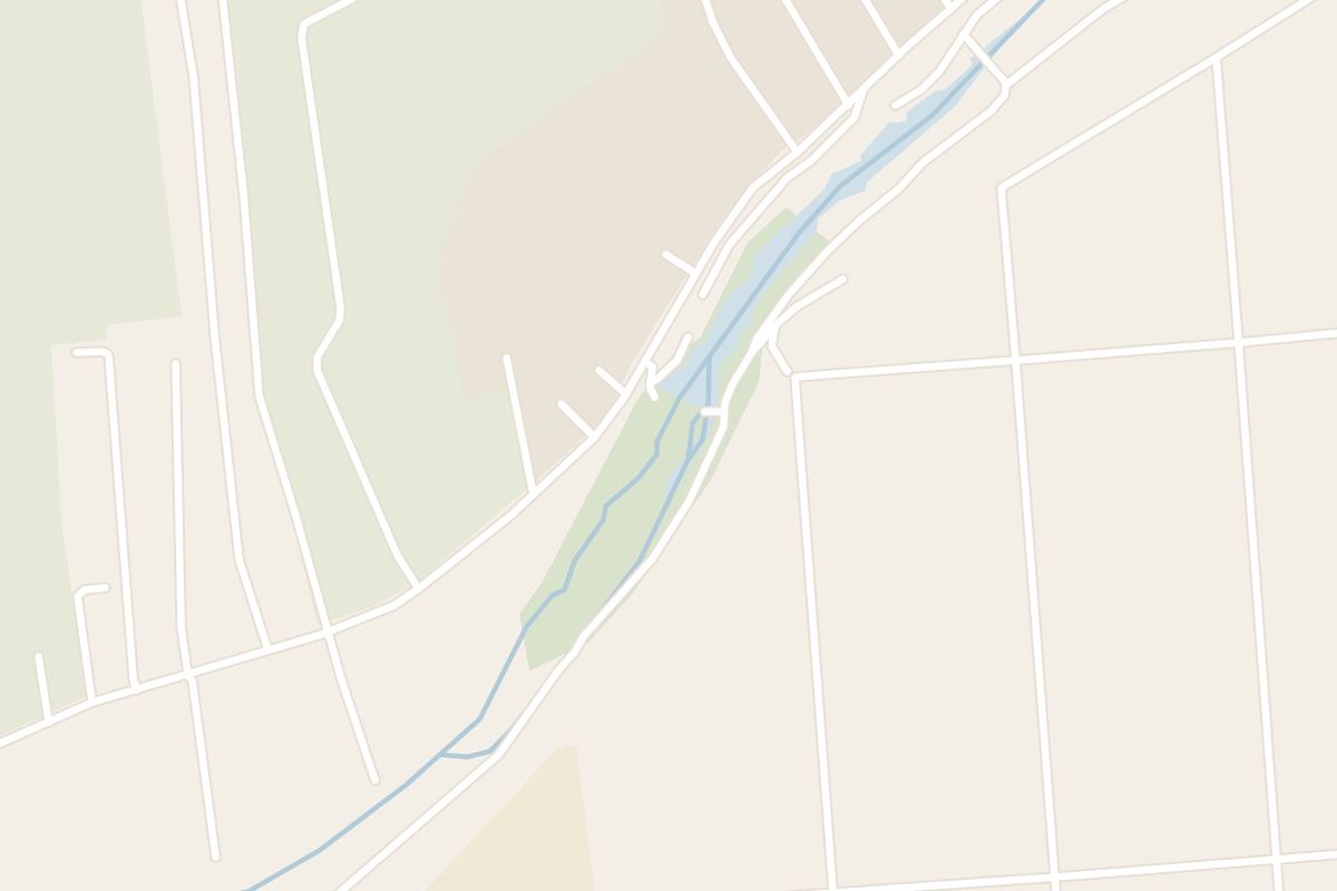 Map showing where Niagara Falls of Montenegro is