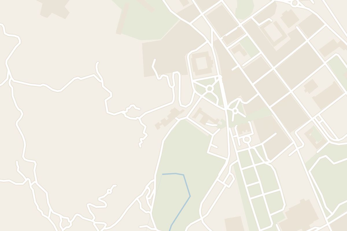 Map showing where Cetinje Monastery is