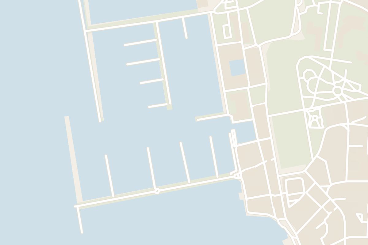 Map showing where Porto Montenegro is