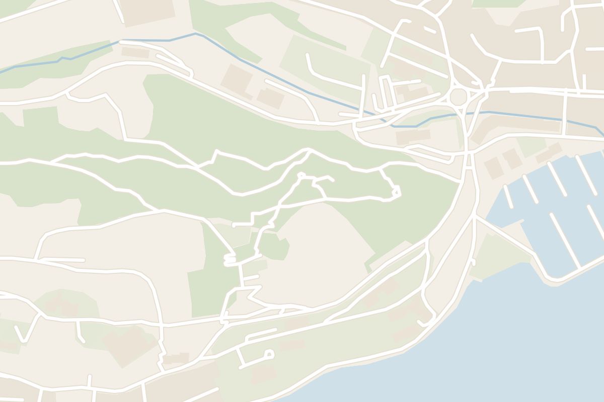 Map showing where Savina Monastery is