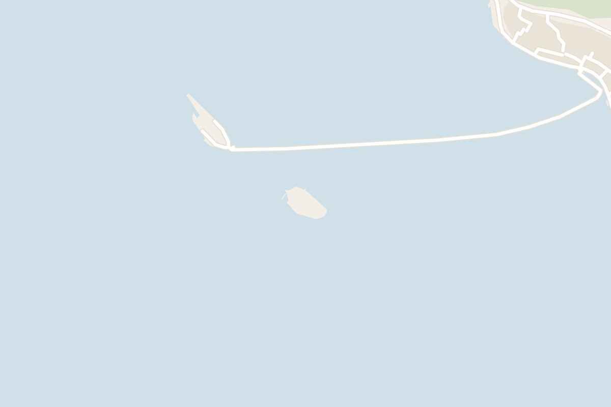 Map showing where St. George's Island Benedictine Monastery is