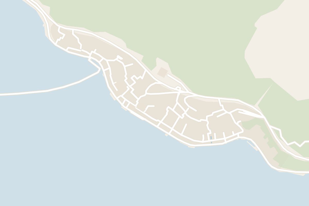 Map showing where Saint Nicholas Church Perast is