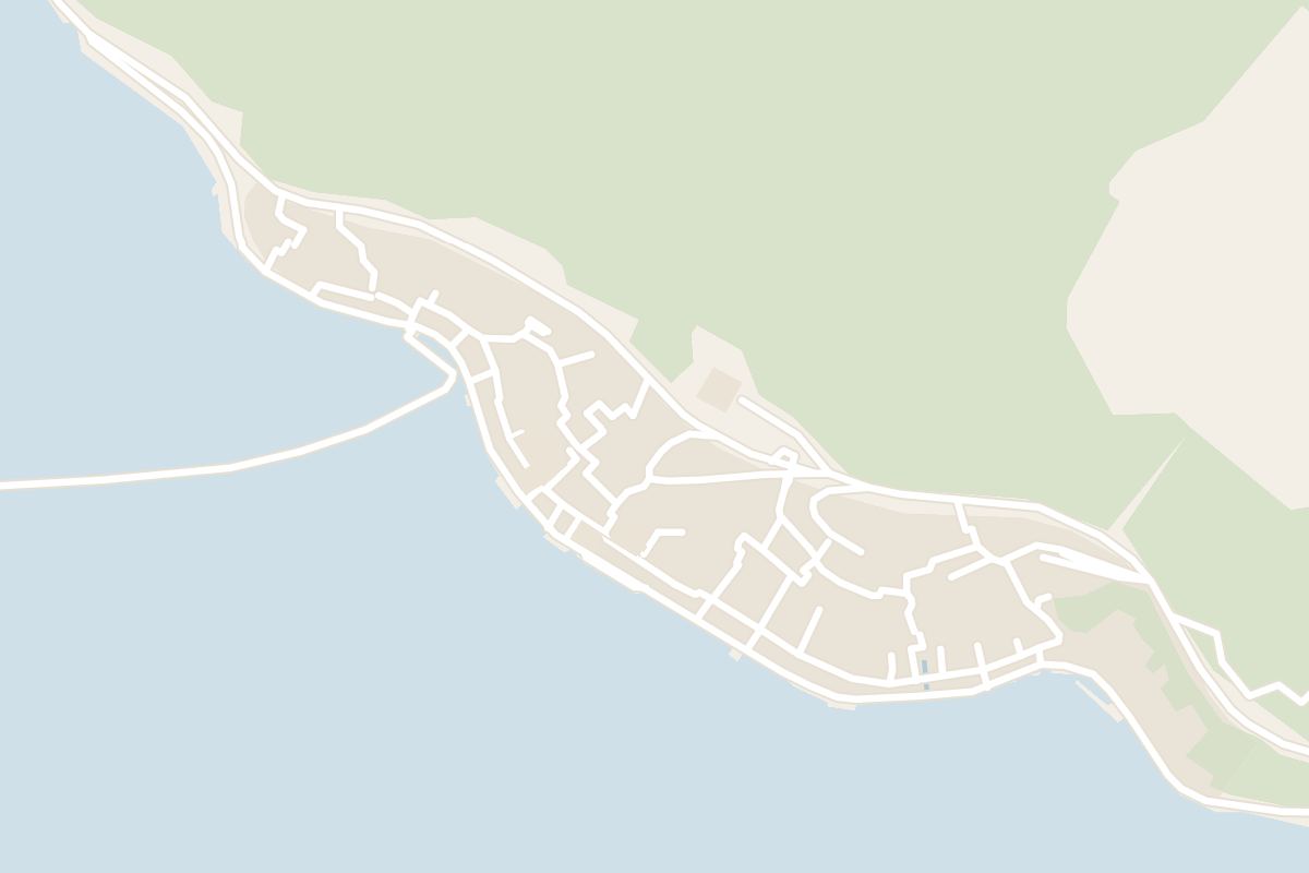 Map showing where Perast Museum (Bujović Palace) is
