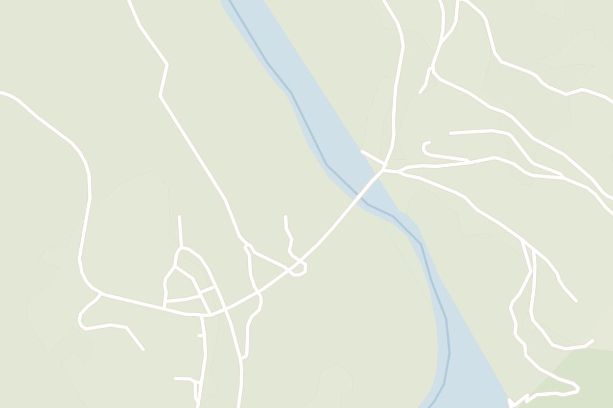 Map showing where Đurđevića Tara Bridge is