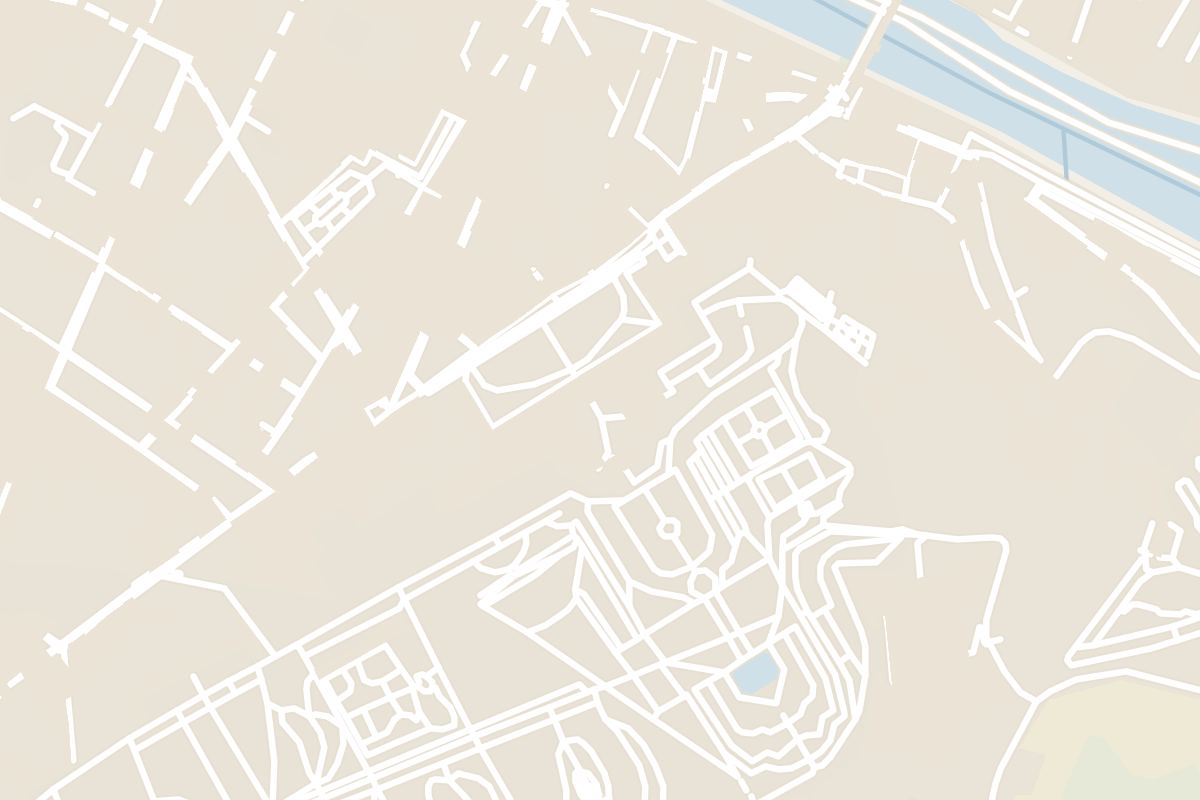 Map showing where Boboli Gardens is