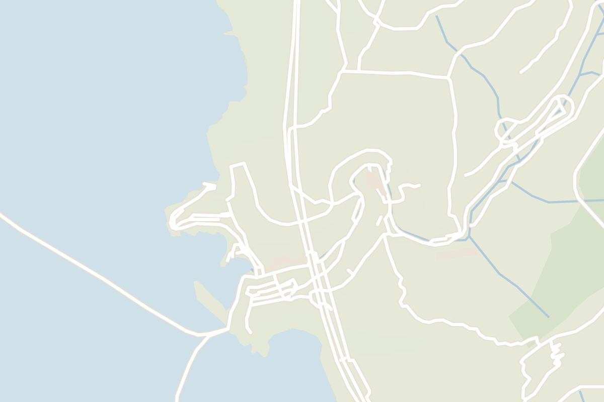 Map showing where Manarola Nativity Scene is