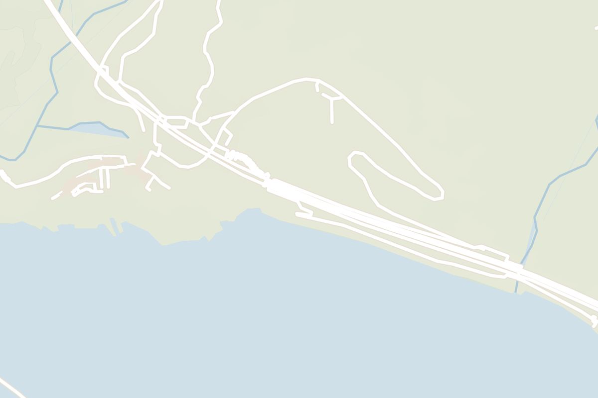 Map of Sentiero Azzurro