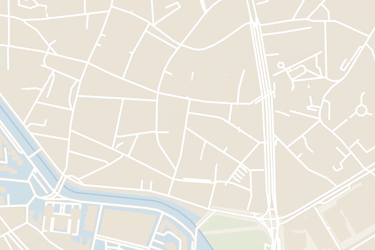 Map showing where Bucharest Old Town is