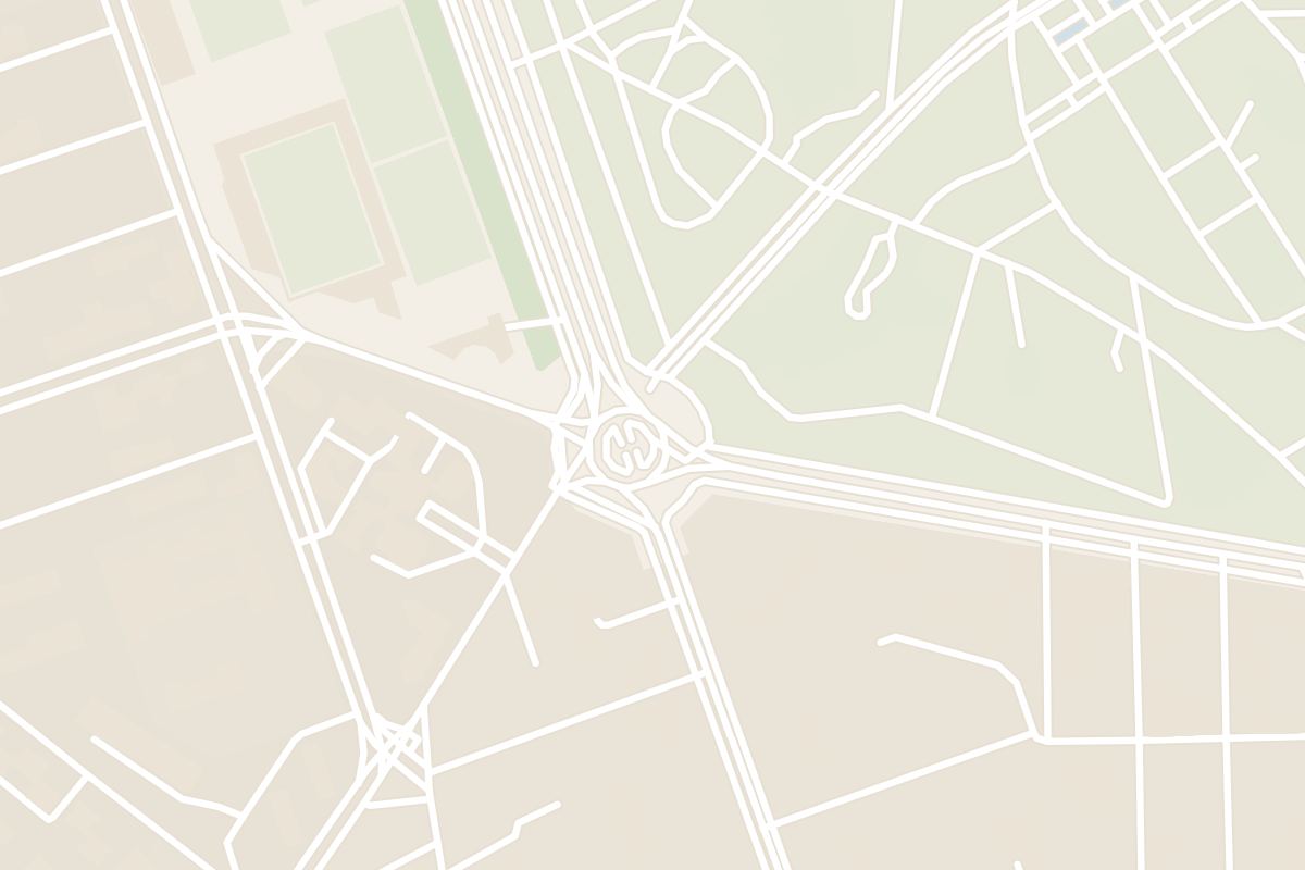 Map showing where Arch of Triumph is