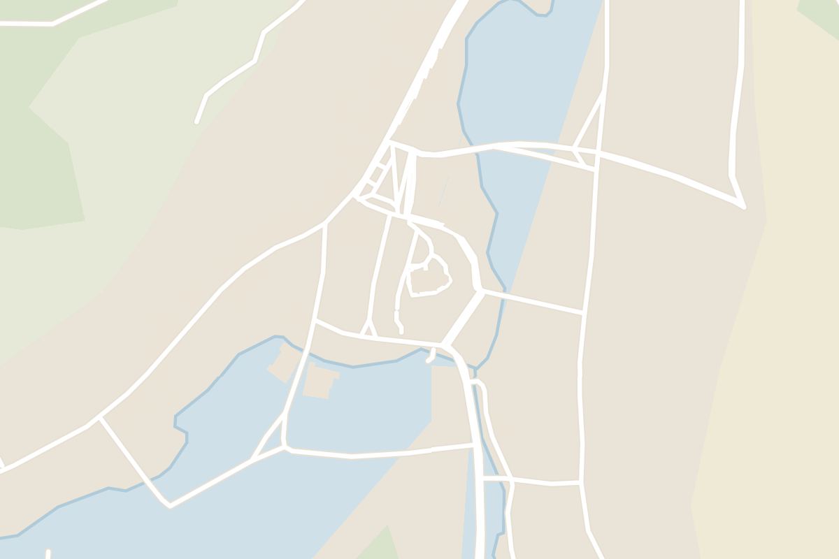 Map showing where Biertan Fortified Church is