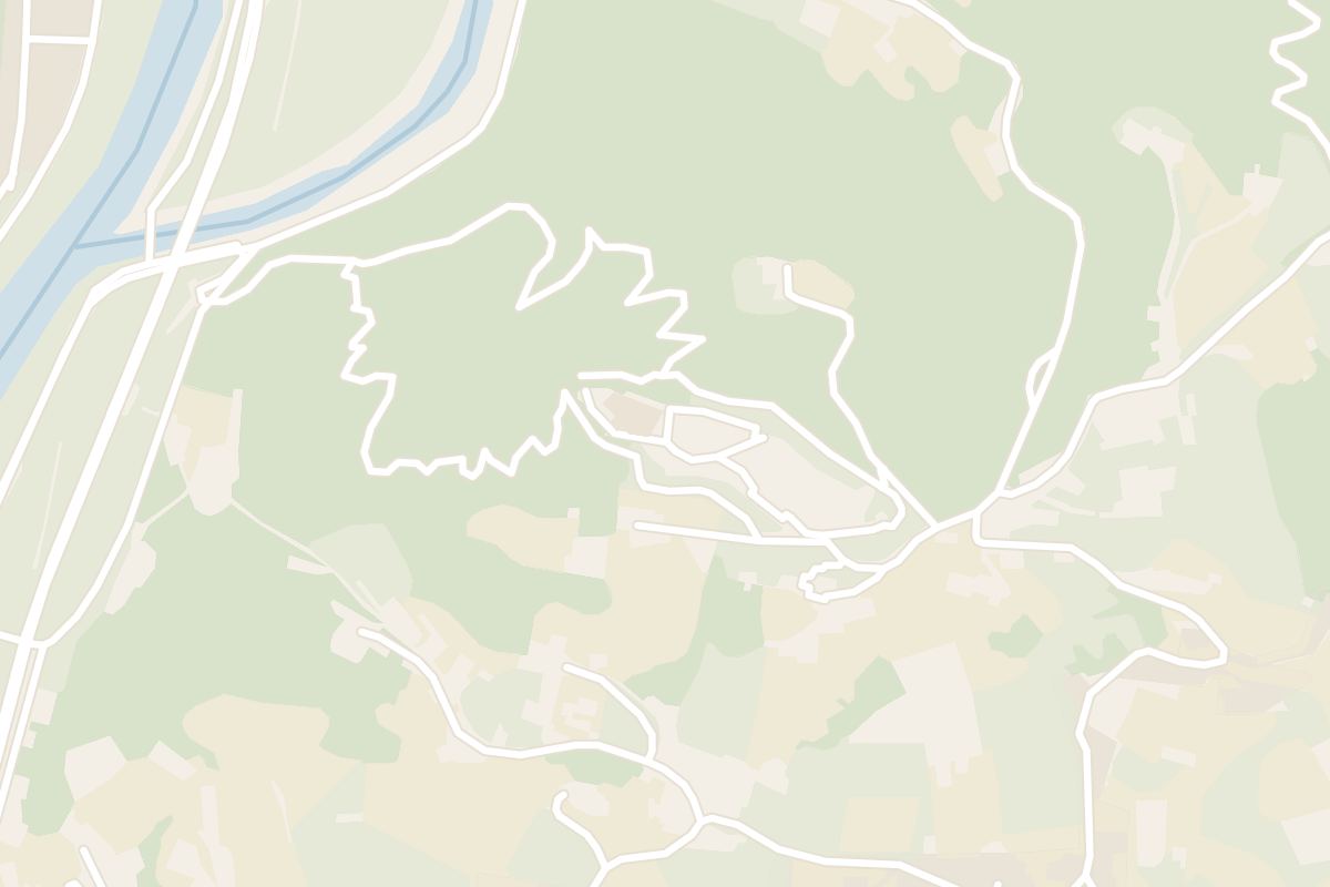 Map showing where Old Castle Celje is