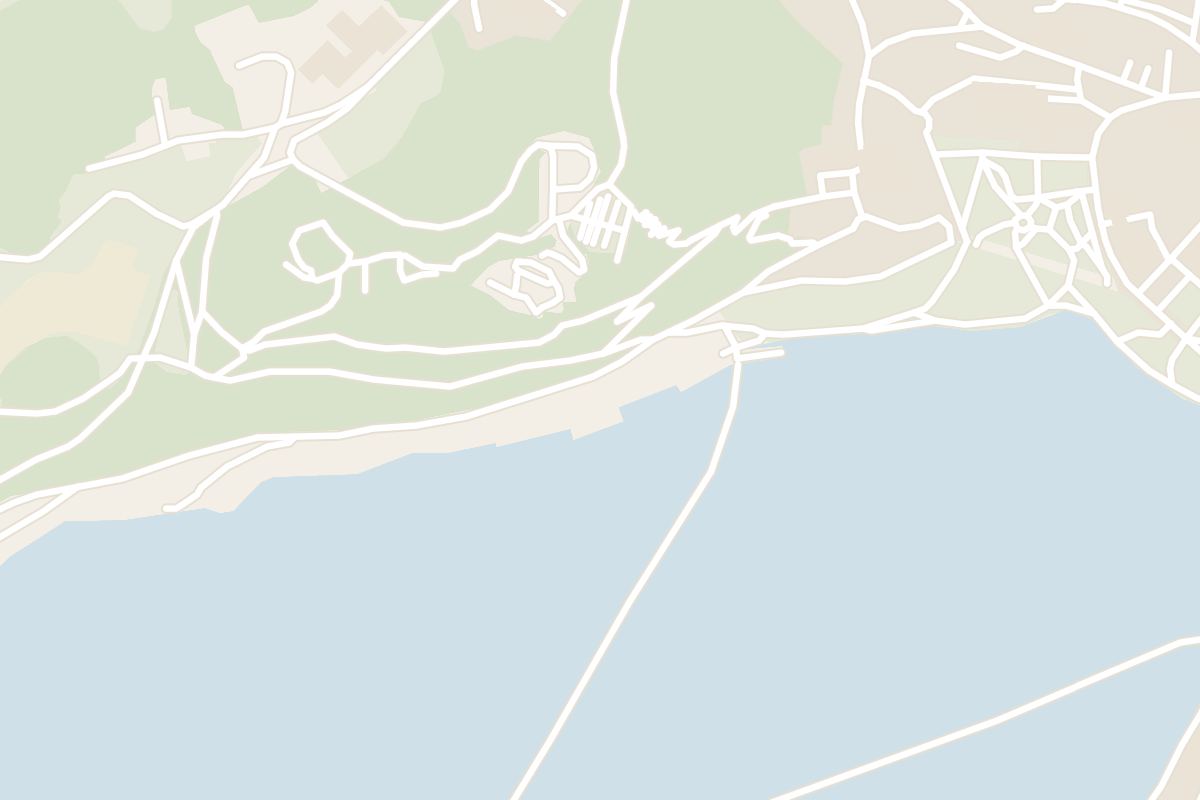 Map showing where Bled Castle is