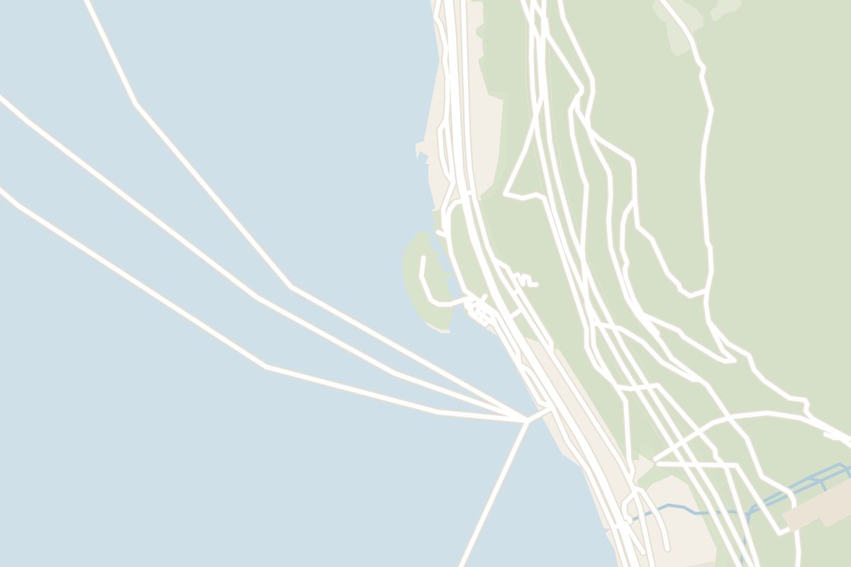 Map showing where Chateau de Chillon is