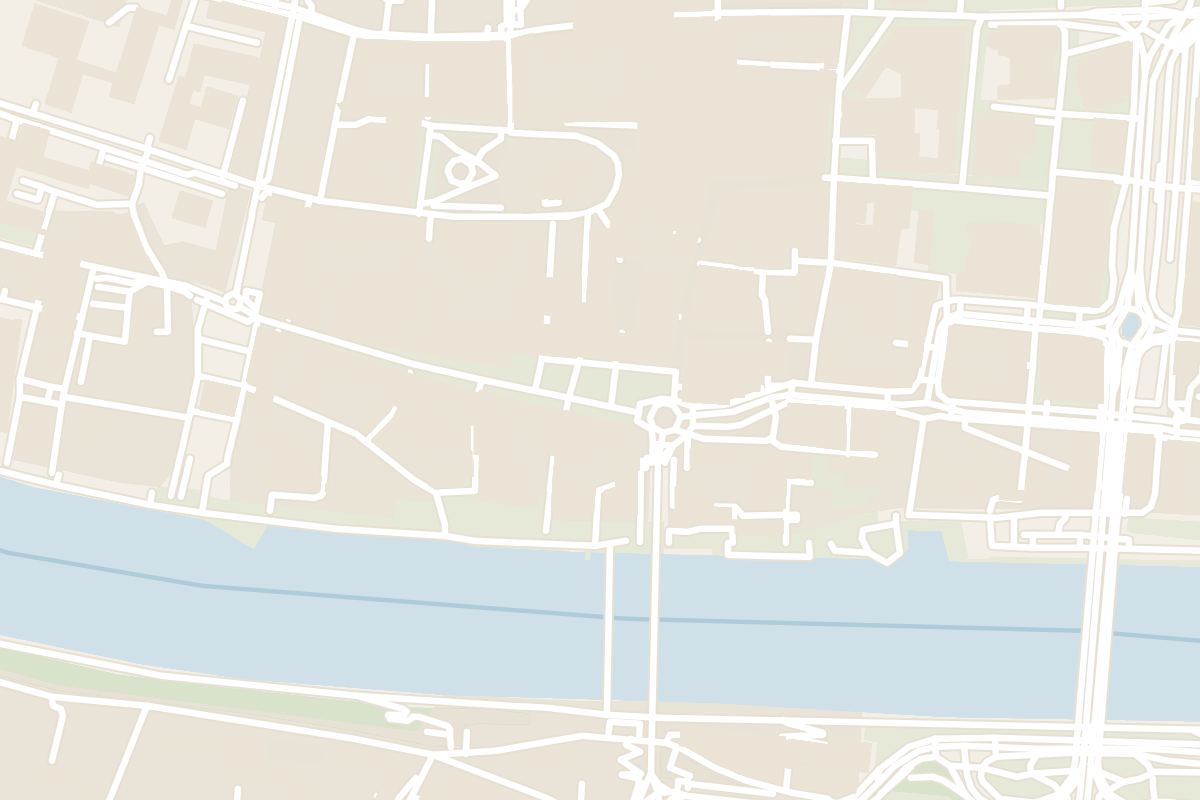 Map showing where Main Square is